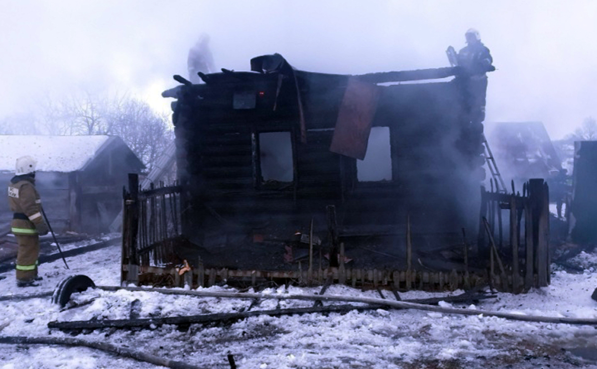 В Чувашии при пожаре в частном доме погибли шесть человек