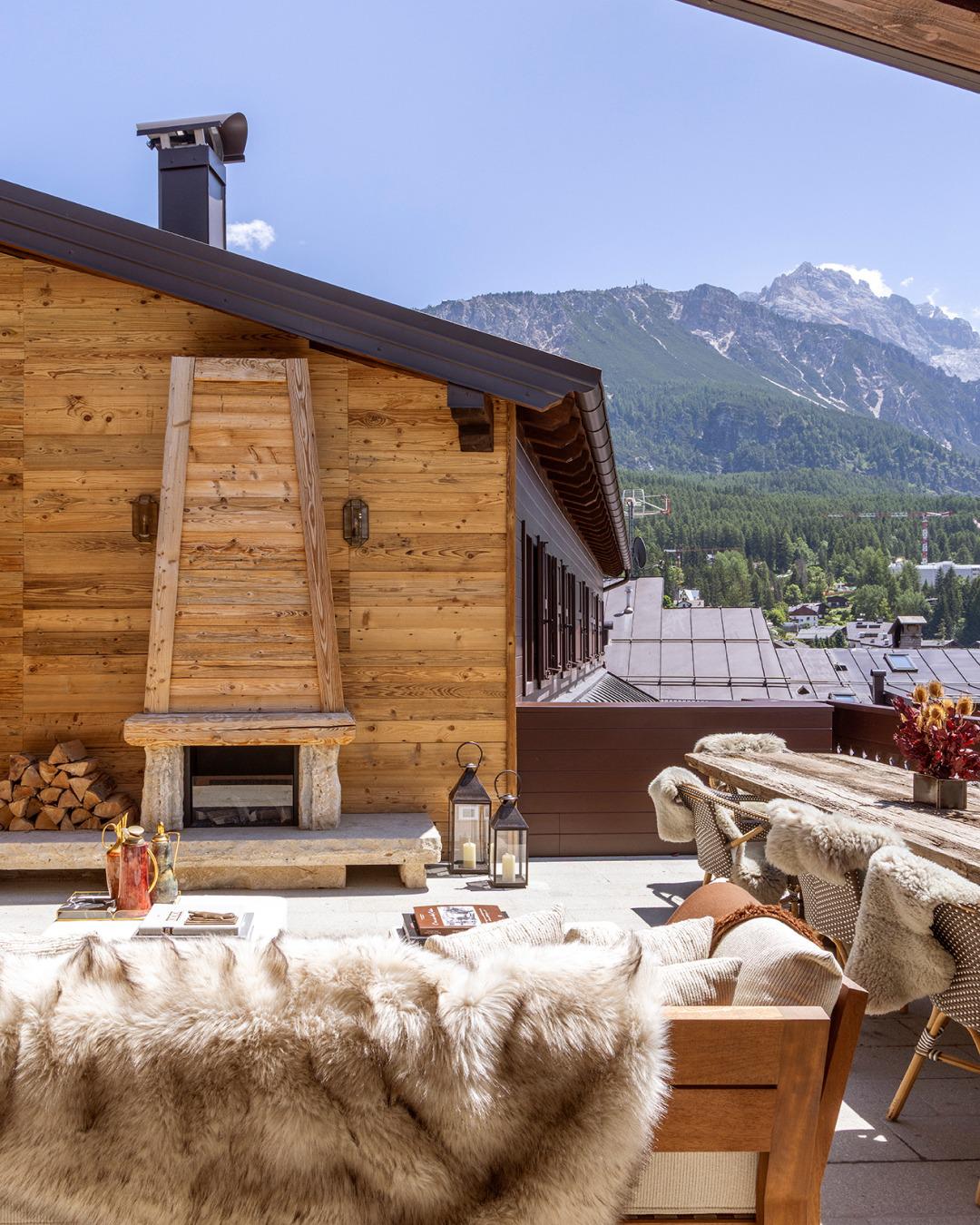 Интерьер отеля Ancora Cortina