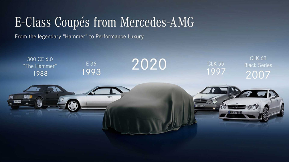 Mercedes намекнул на премьеру обновленных купе и кабриолета E-Class