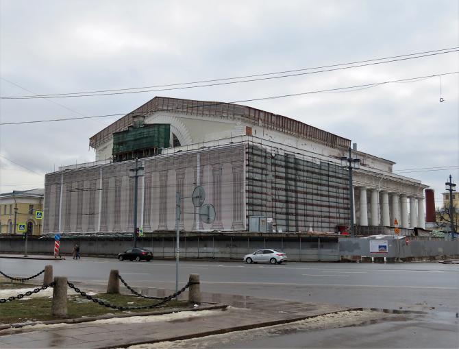 Реставрация здания петербургской Биржи