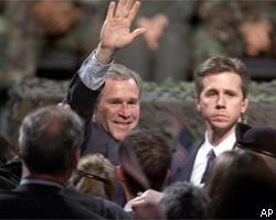 В США 75% американцев любят Буша и 70% хотят войны