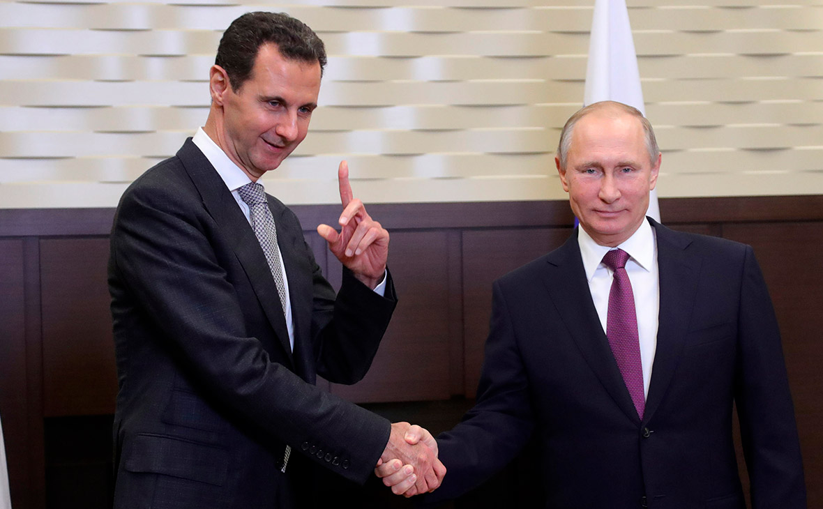 Башар Асад и Владимир Путин&nbsp;