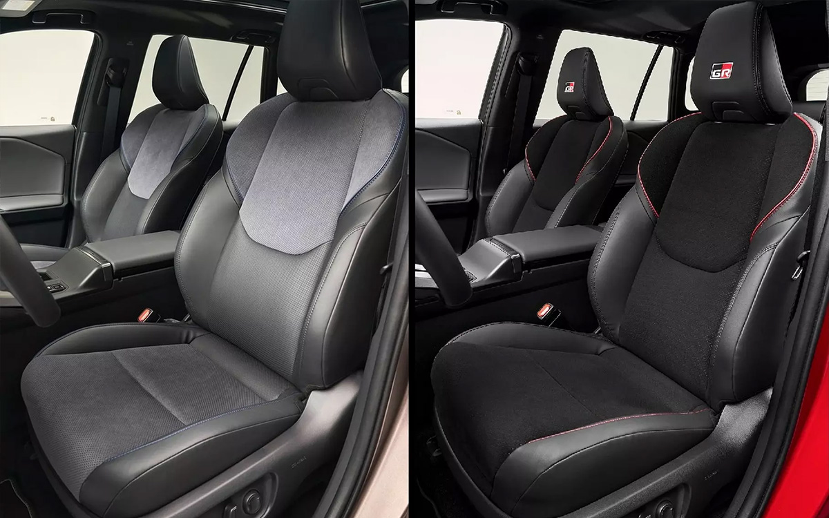 Салон Toyota RAV4 Limited и Toyota RAV4 GR Sport