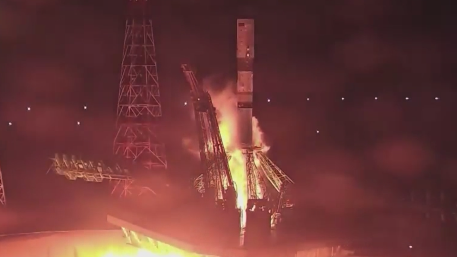 Ракету «Союз-2.1а» с грузовым кораблем запустили к МКС. Видео