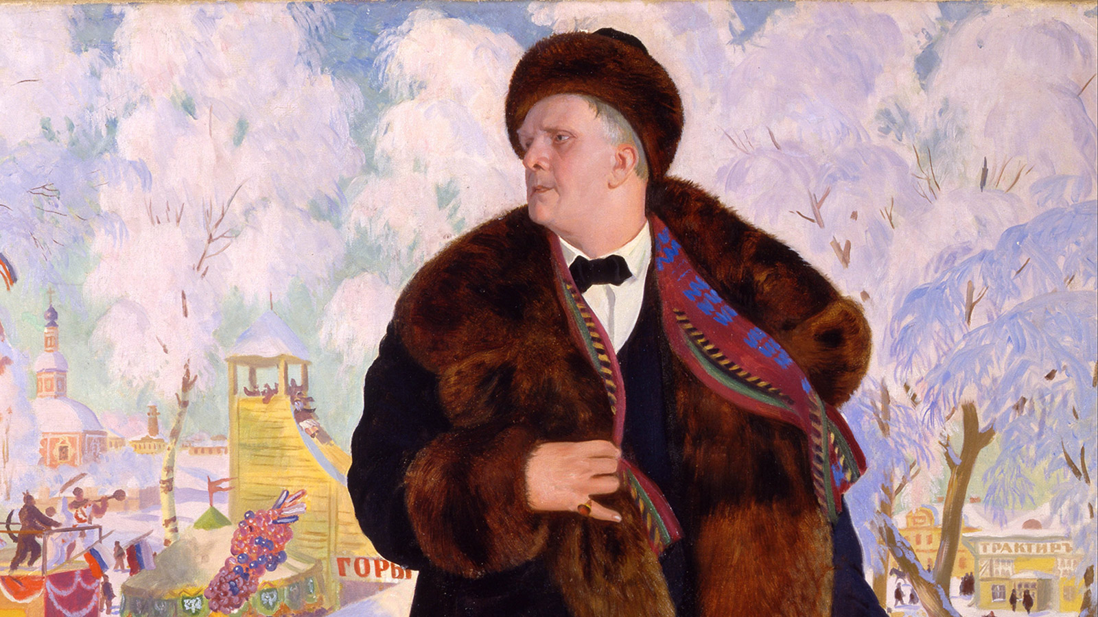 <p>&laquo;Портрет Ф. И. Шаляпина&raquo;, Борис Кустодиев (1922)</p>