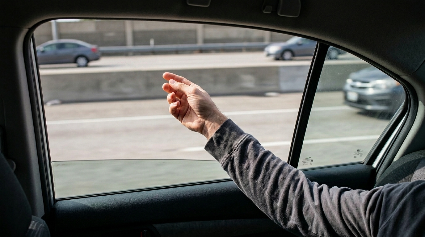 За выброшенный из окна машины окурок предусмотрен штраф. Размер штрафа