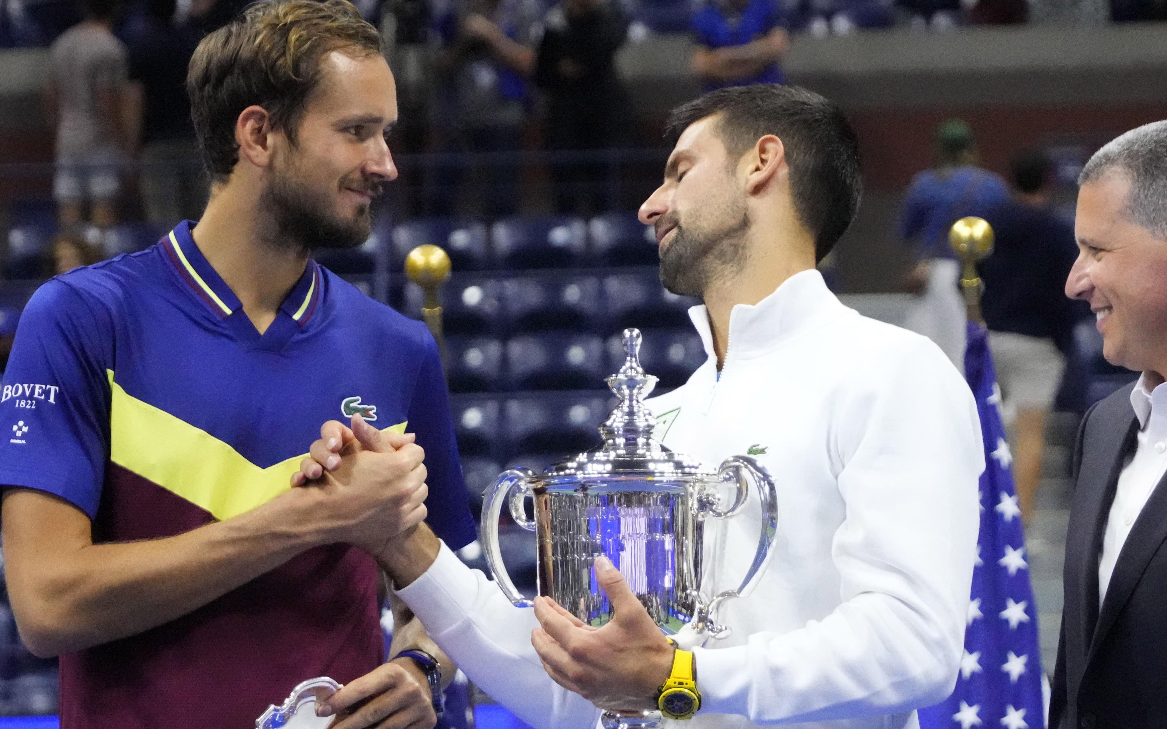 Лучшие моменты финала US Open Джокович — Медведев. Видео :: Теннис :: РБК  Спорт