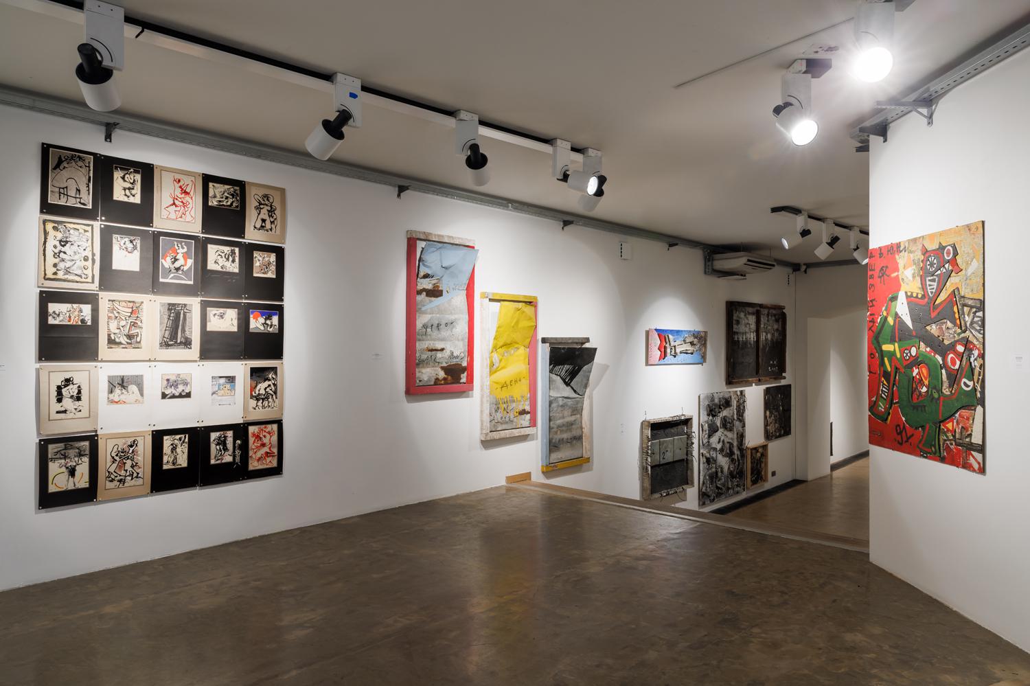 Выставка Юрия Никифорова «Разрез глаза: Штопка» в Marina Gisich Gallery