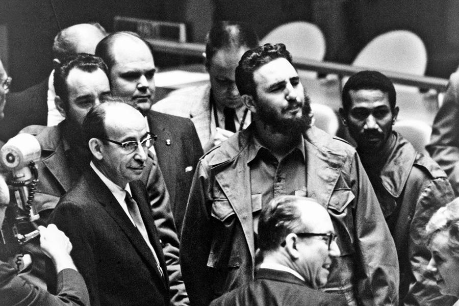 Фидель Кастро на заседании Генеральной Ассамблеи Организации Объединенных Наций 22 сентября 1960 года