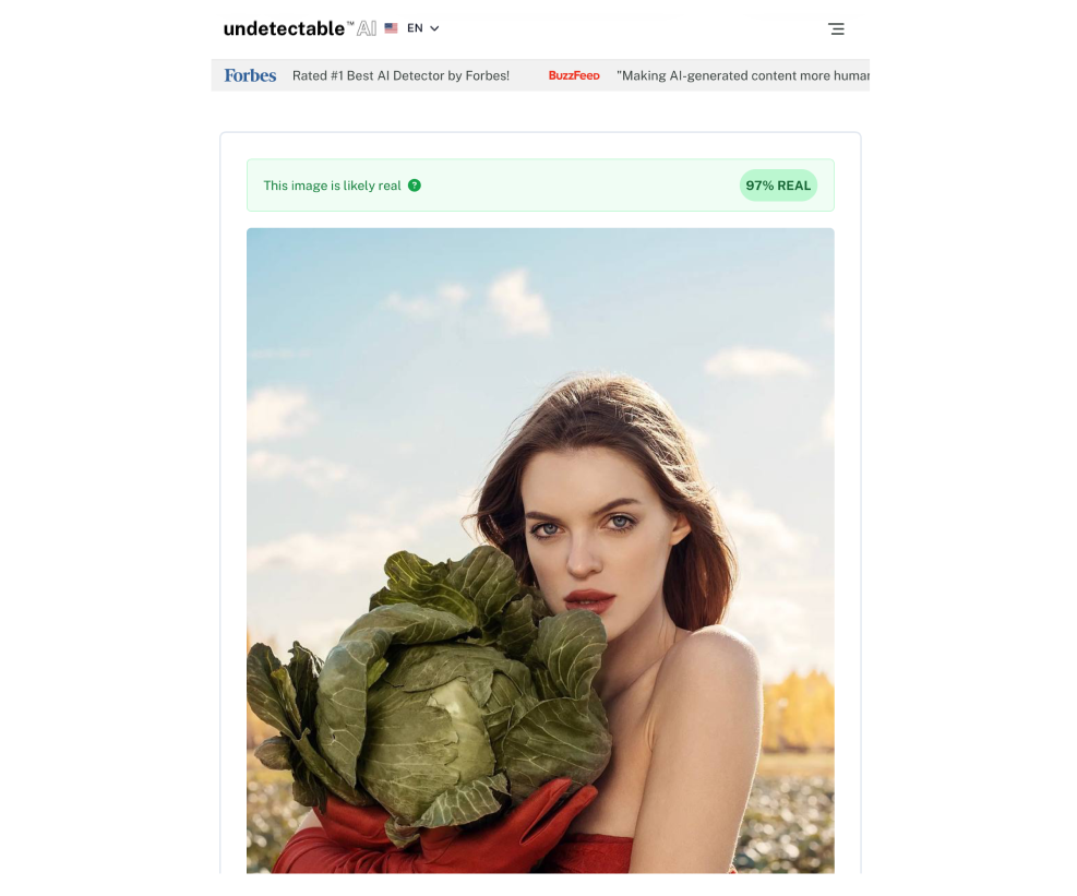 Проверка фото из журнала Vogue