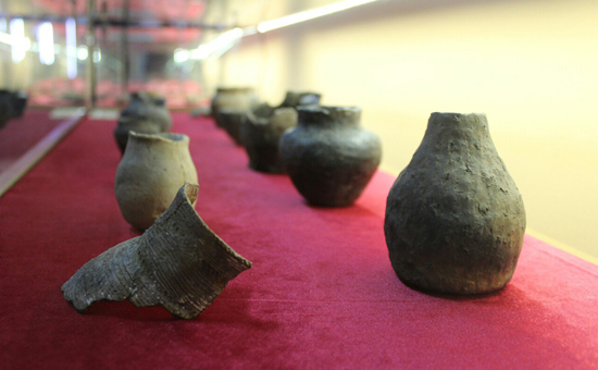 Керамические горшки, найденные во время раскопок&nbsp;