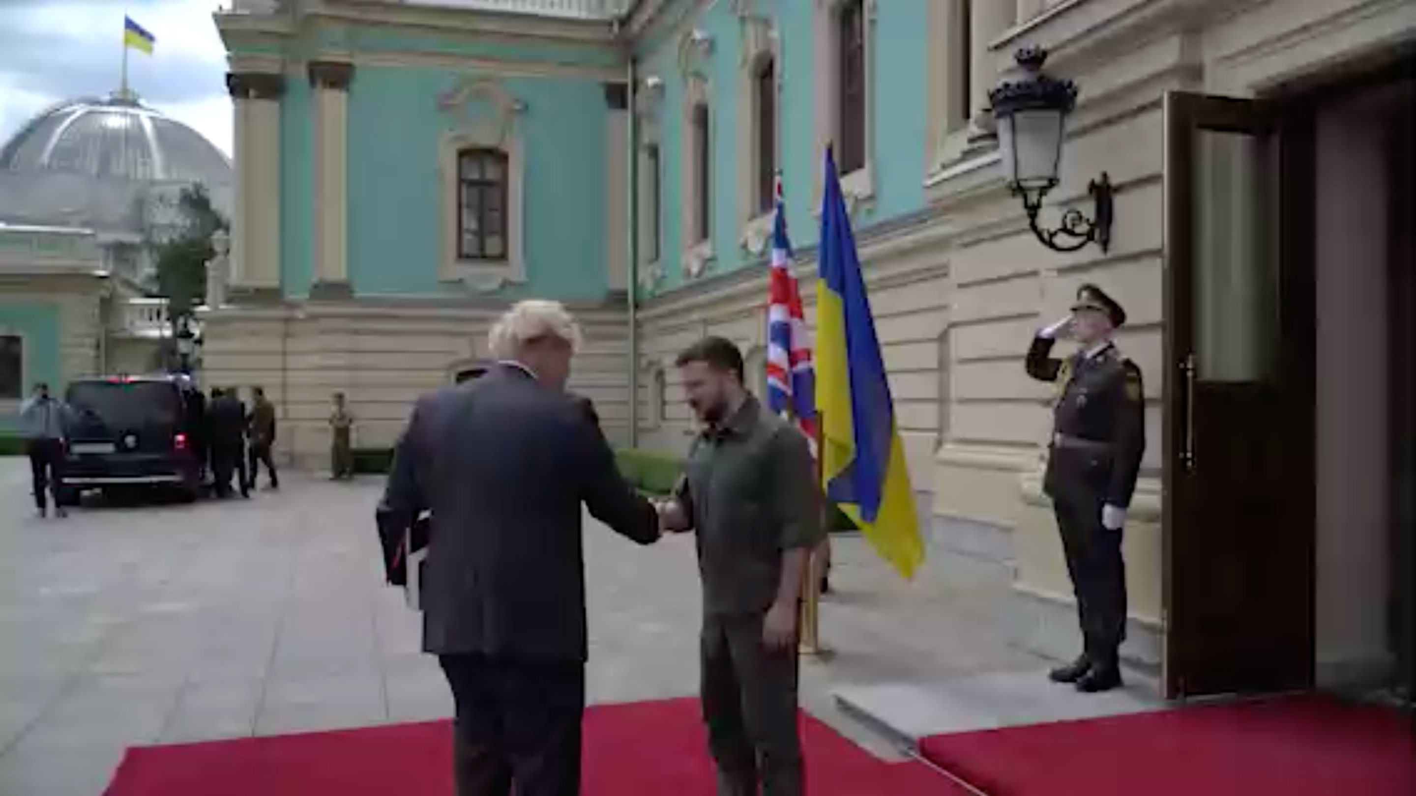 Джонсон встретился с Зеленским в Киеве
