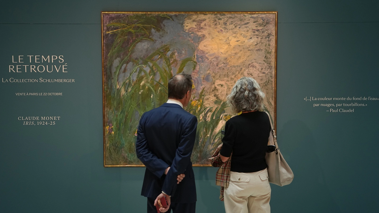 Клод Моне, картина «Ирисы» в аукционном доме Sotheby’s в Париже