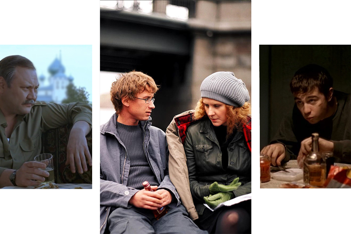 Кадры из фильмов «Груз 200», «Мне не больно», «Брат 2»