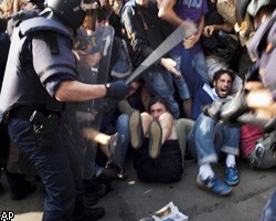Уличные столкновения в Барселоне: более 100 пострадавших