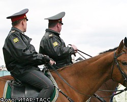 Во время автошоу в Москве лошадь раздавила милиционера