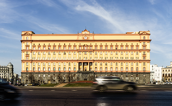 Вид на здание ФСБ России на Лубянской площади


