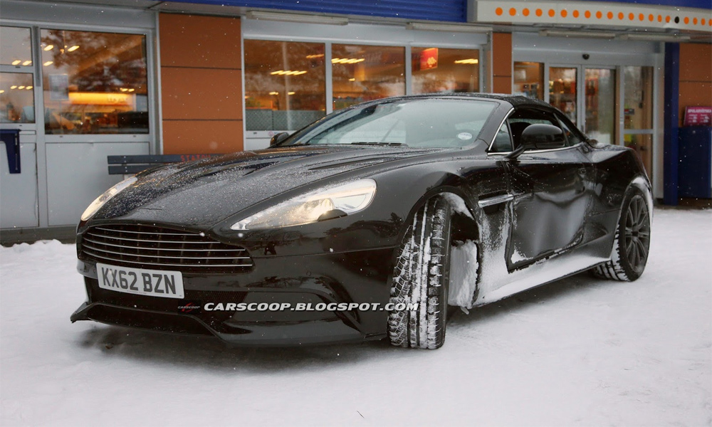 Фотошпионы засняли Aston Martin Vanquish Volante