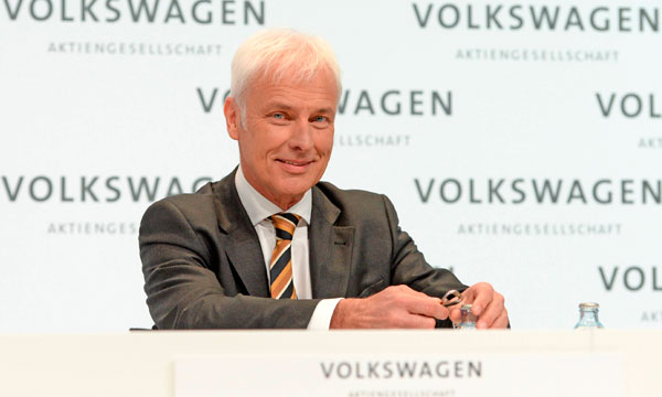 Новым руководителем Volkswagen AG назначен Матиас Мюллер