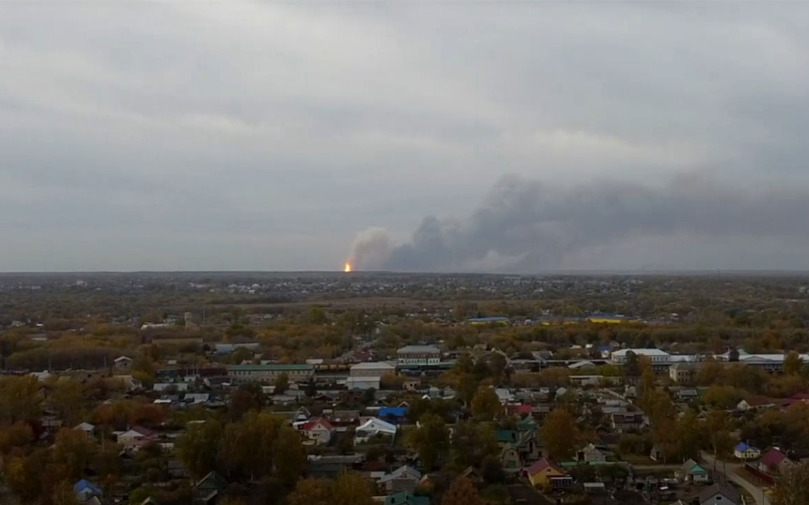 В Рязанской области после взрыва на складе боеприпасов ввели режим ЧС