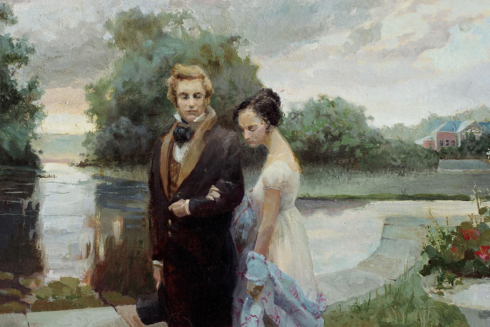Юрий Кушевский, «Онегин и Татьяна», 2001