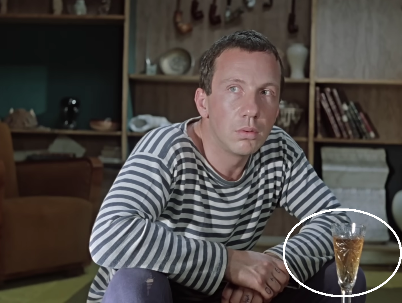 Кадр из фильма «Джентльмены удачи» режиссера Александра Серого