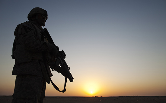 Солдат американской армии в&nbsp;Ираке. Архивное фото
