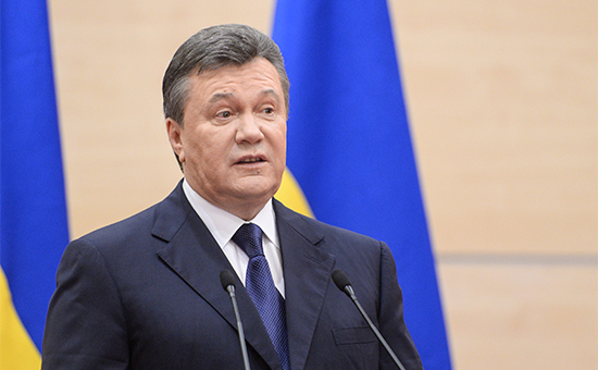 Экс-президент Украины Виктор Янукович. 2014 год
