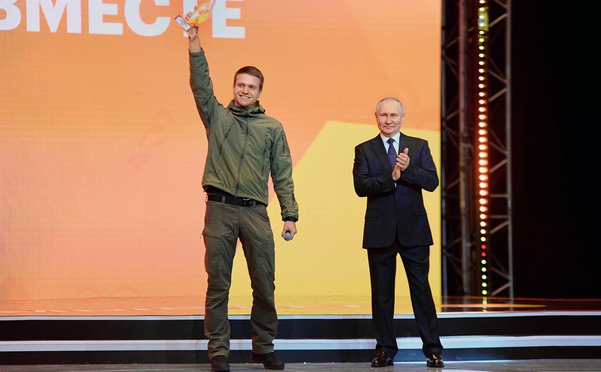 Владимир Тараненко и Владимир Путин
