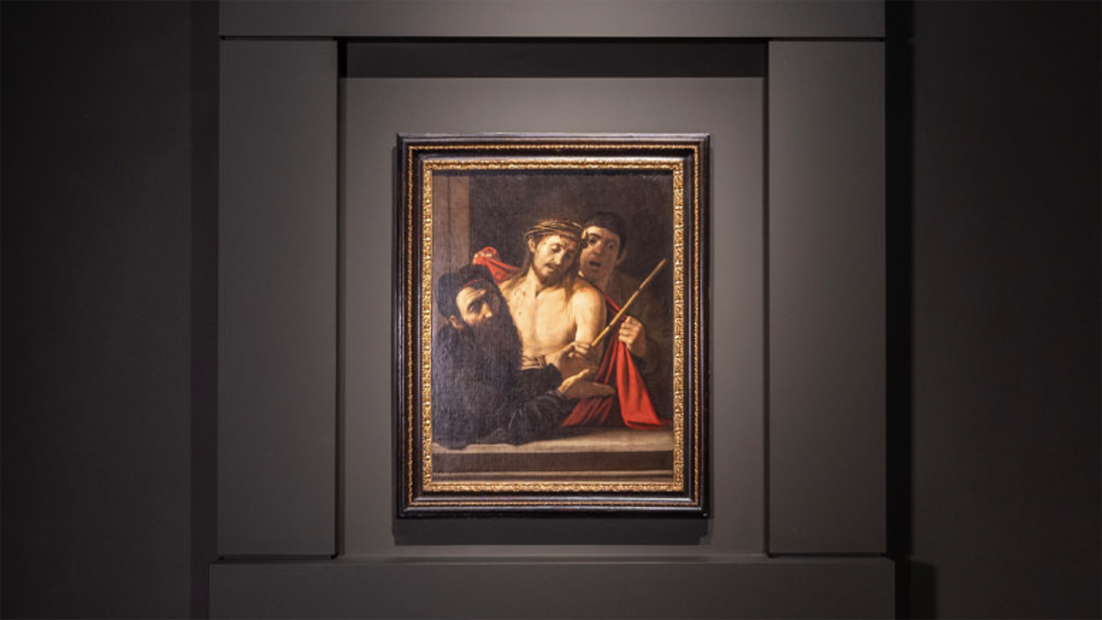 <p>Картина Ecce Homo кисти Микеланджело Меризи да Караваджо</p>