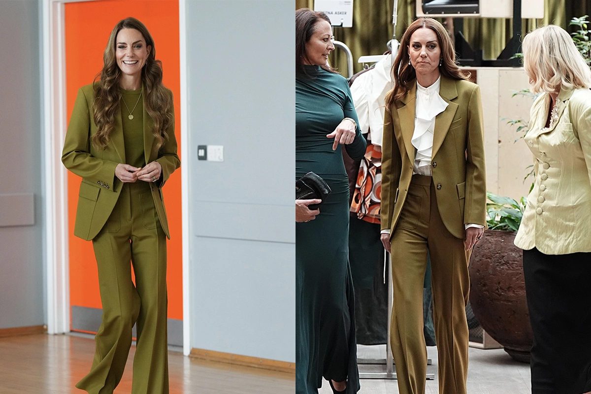 Кейт Миддлтон в офисе благотворительной организации Home-Start в Оксфорде, 09 октября 2025 года и на мероприятии, организованном Британским советом моды, 13 мая 2025 года