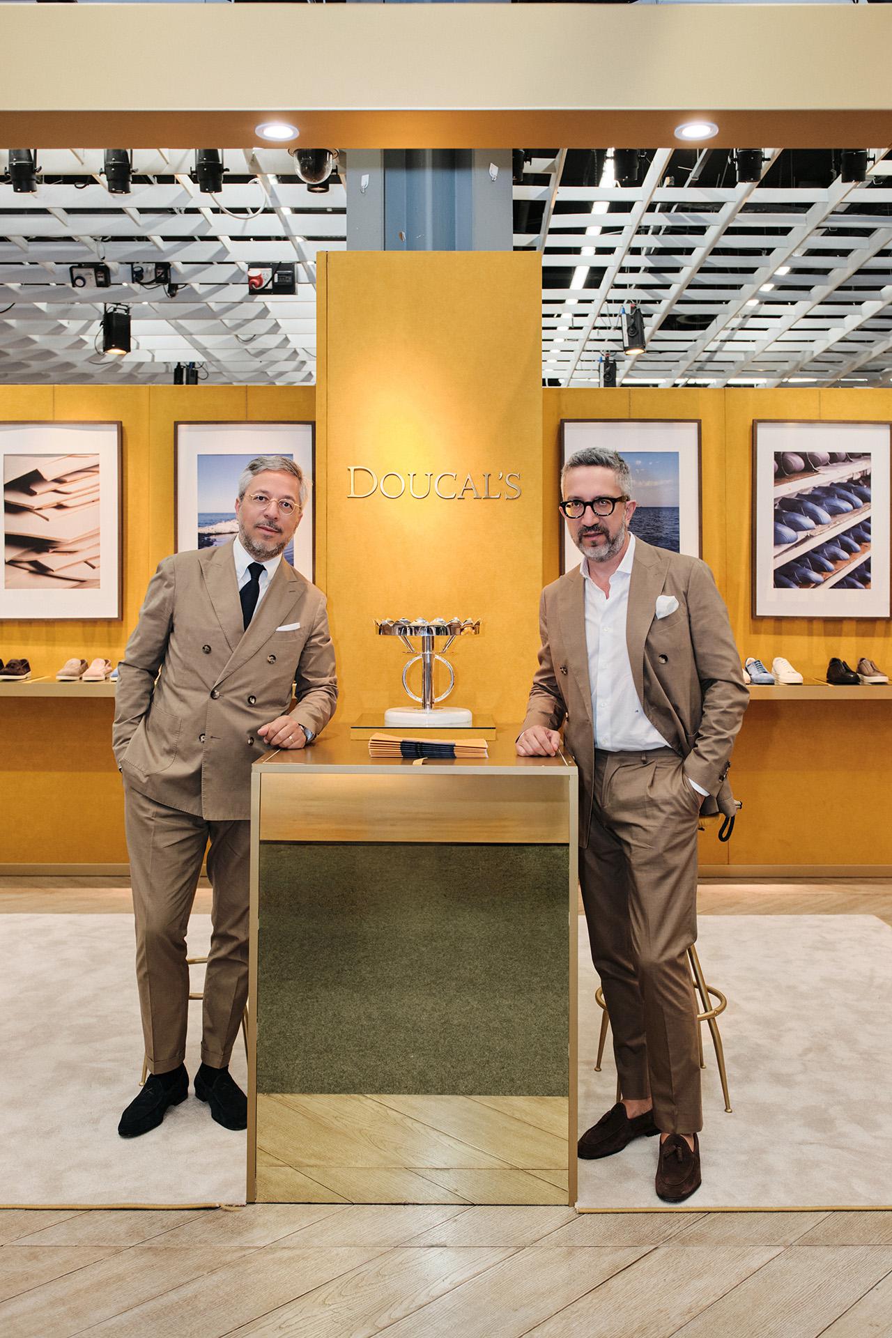 Джанни и Джерри Джаннини, руководители Doucal's, на Pitti Immagine Uomo 2026