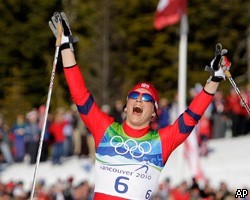 Норвежки стали олимпийскими чемпионками в эстафете