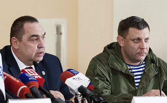 Игорь Плотницкий ​и Александр Захарченко (слева направо)


