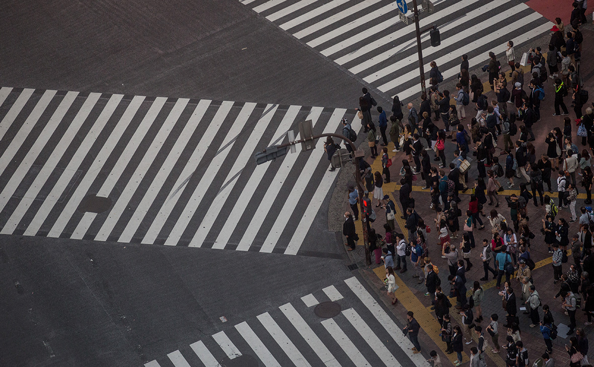Перекресток Сибуя в Токио