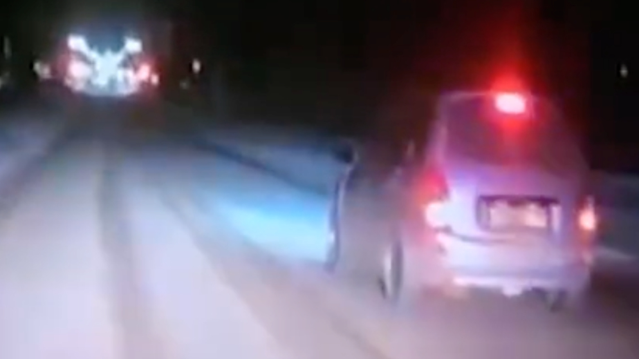 МВД опубликовало видео погони за пьяными водителями в двух регионах