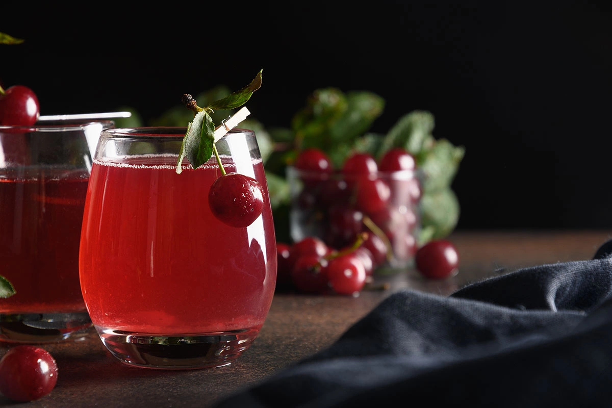 Компот из вишни и черешни