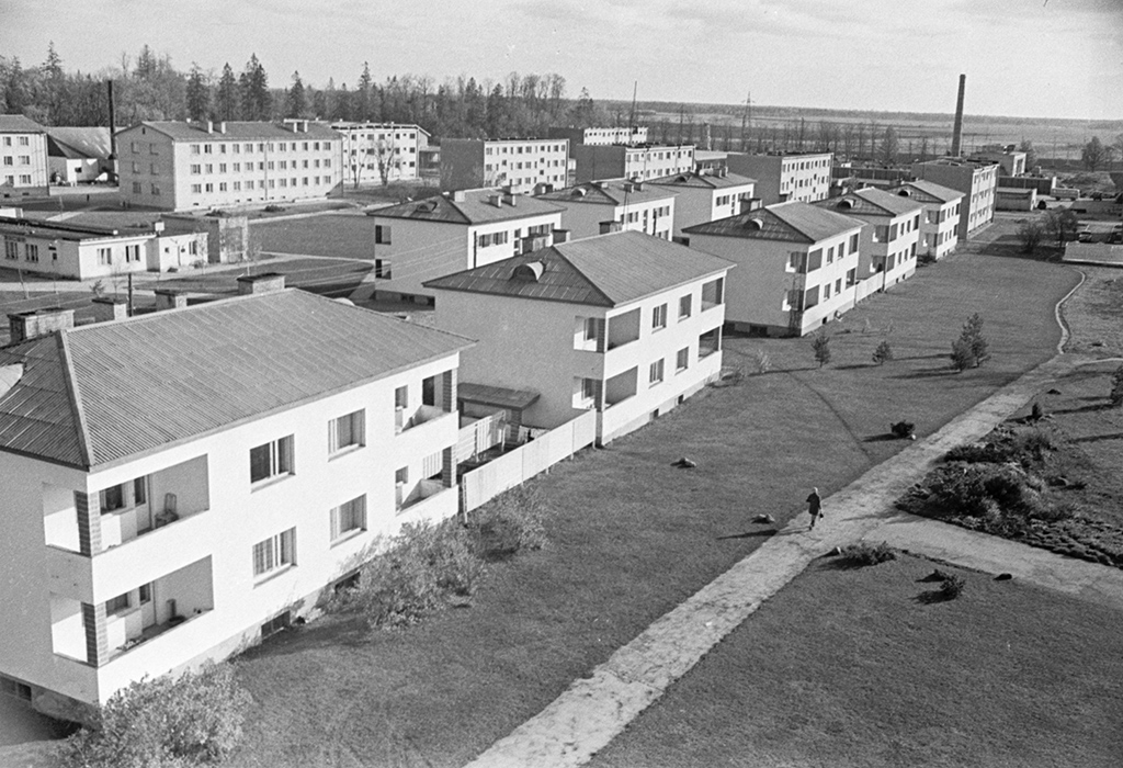 Поселок Саку, Эстонская&nbsp;ССР. 1971 год