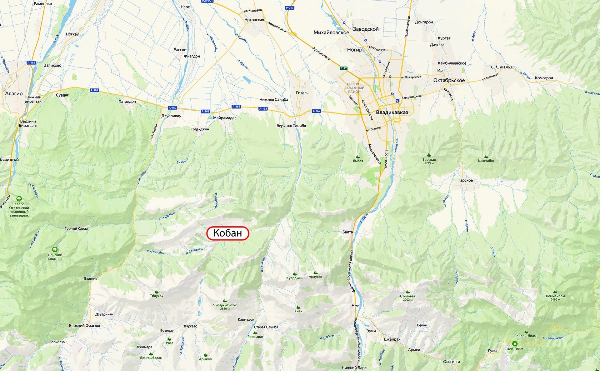 сервис «Яндекс.Карты»