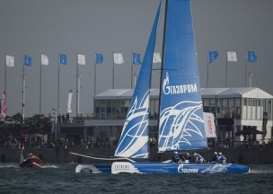 Gazprom Team Russia пробился в топ-5 на Extreme Sailing Series в Китае