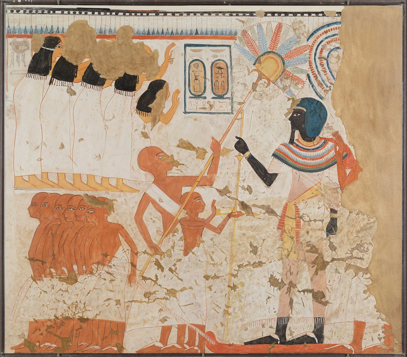 <p>Копия рисунка из Древнего Египта. Оригинал относится к 1294&ndash;1279 годам. Его воспроизвел иллюстратор и переписчик Норман Де Гарис Дэвис в 1911 году</p>