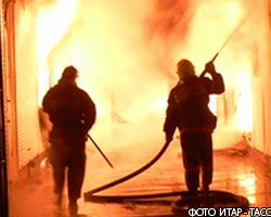 На северо-востоке Москвы сгорело здание отдела судебных приставов