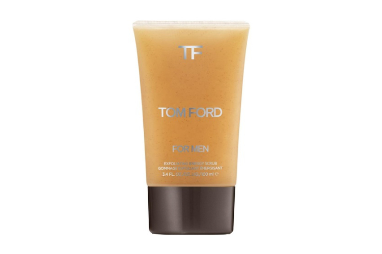 Мужской скраб для лица For Men Exfolianting Energy Scrub, Tom Ford содержит измельченные косточки абрикосов. Средство подходит для нормальной и жирной кожи.