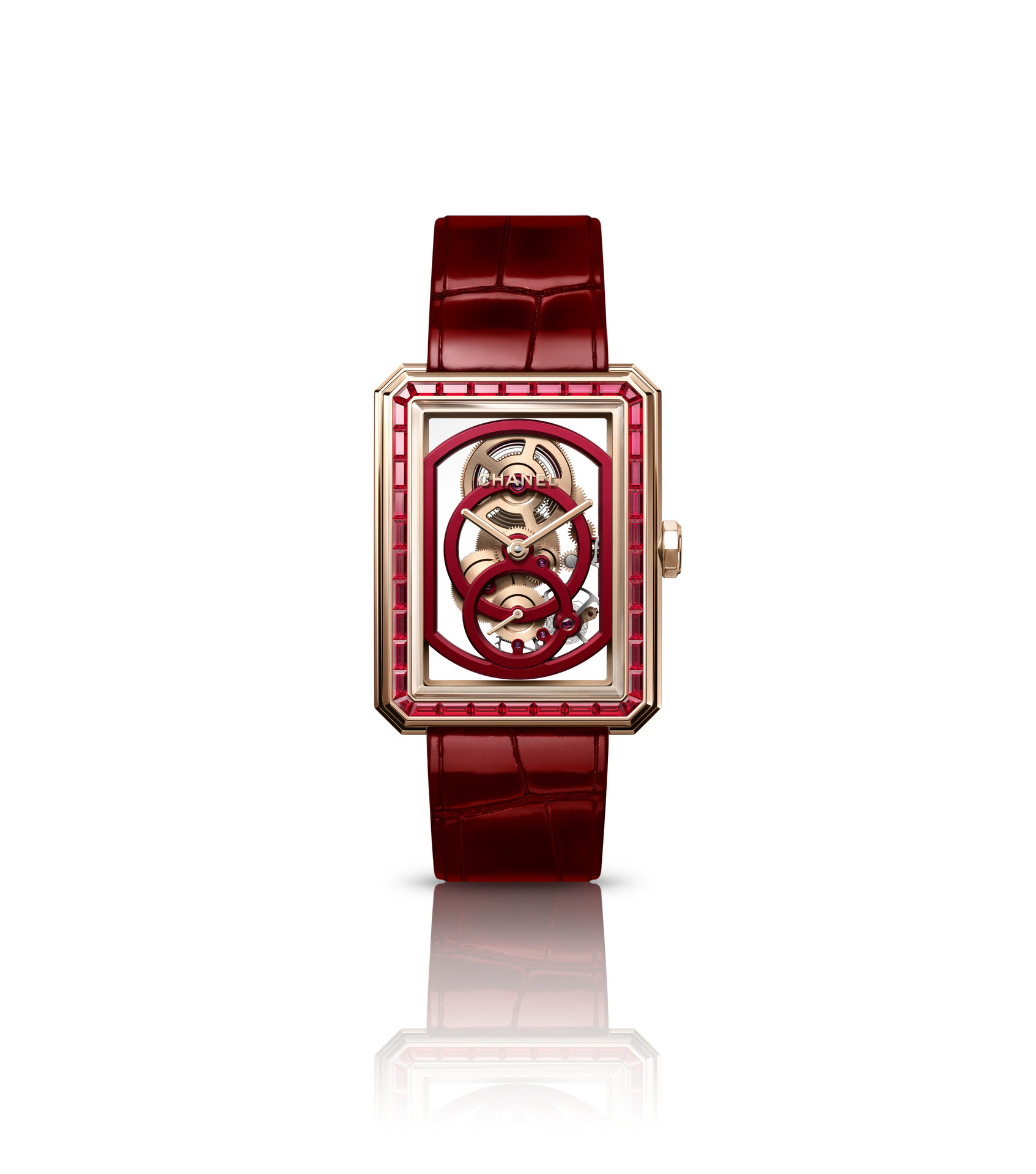 Часы Boy.Friend Skeleton Red Edition, Chanel