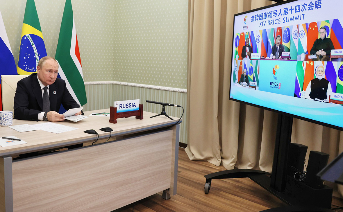 Владимир Путин на&nbsp;XIV саммите БРИКС (в режиме видеоконференции)