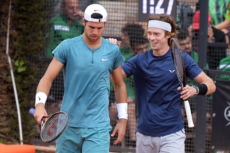 Карен Хачанов и Андрей Рублев