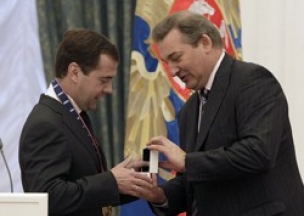 Д.Медведев принял в Кремле сборную России по хоккею