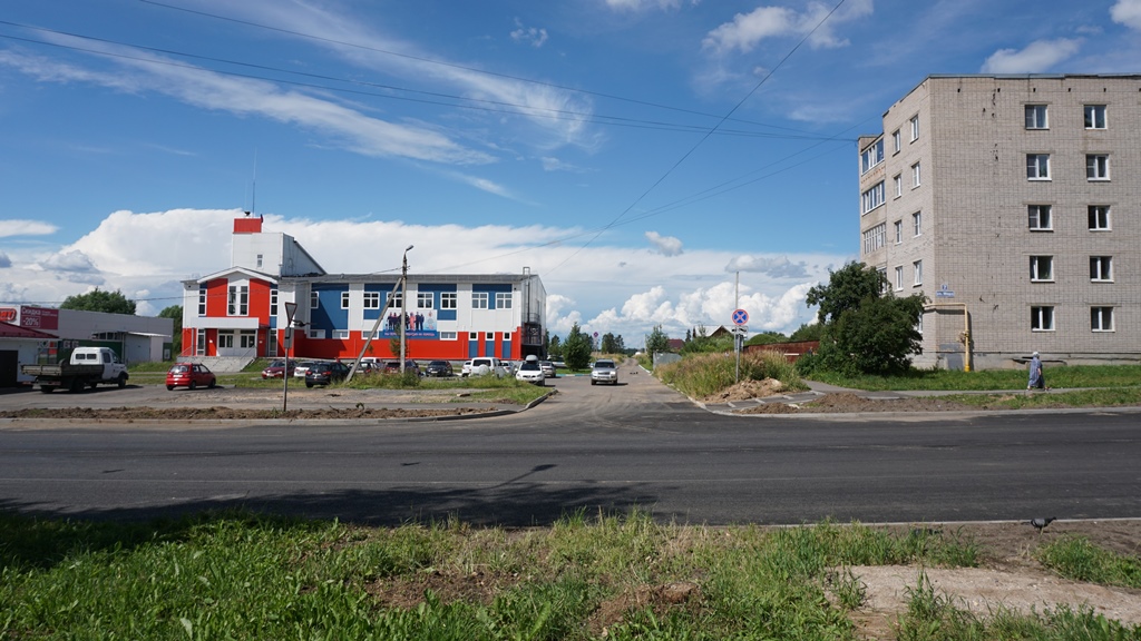 В Вологде отремонтировали одну из центральных улиц села Молочное