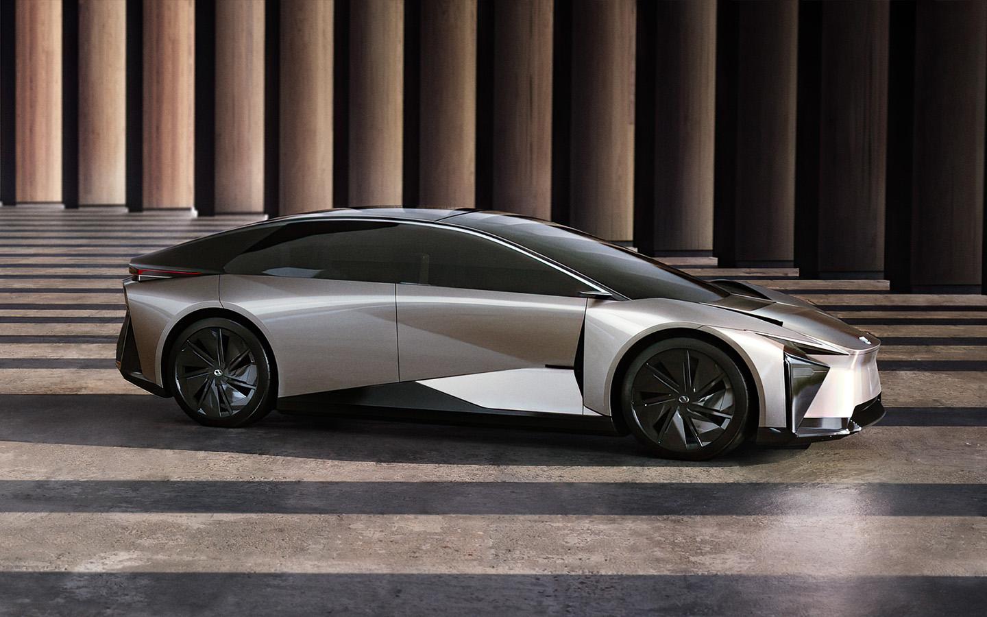 Lexus представил предсерийный электрокар с футуристичным дизайном