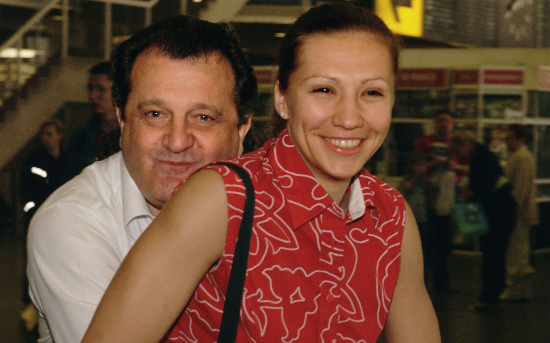 Баскетболистка Анна Архипова-фон Калманович с мужем Шабтаем Калмановичем